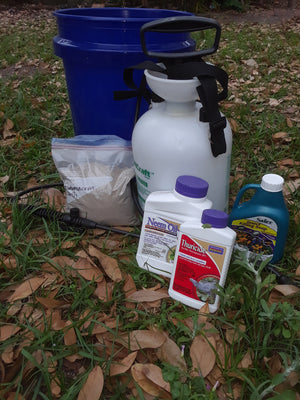 Organic Pest Bucket of Supplies